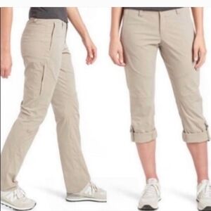 KUHL Spire Roll Up Sun Protection Hiking Pants full length tan khaki style‎ 6279